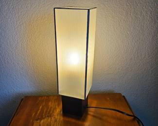 -Orbit Contemporary Leaded Glass Table Lamp 16" Tall
