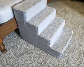 Tahari Dog Steps for Bed or Couch 4-Step w/ Removable Cover