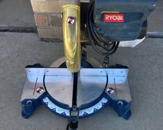 - Ryobi 10-Inch Miter Chop Saw with Adjustable Angle Base