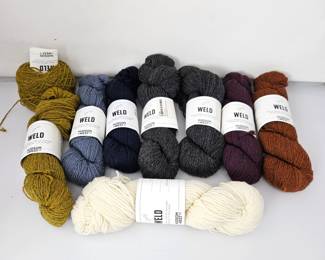 Hudson + West Co Weld Yarn Lot – Assorted Colors – 100% US Merino Wool
