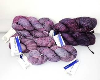 Malabrigo Sock Yarn Lot – 120 Lotus & Purpuras – Kettle Dyed Superwash Merino