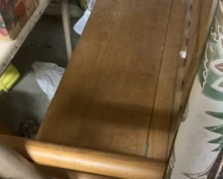 Toy chest bench. Basement