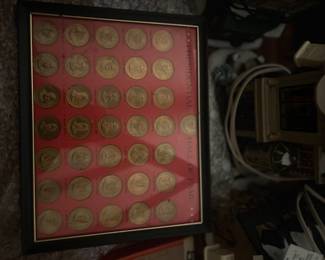 Presidential coin set