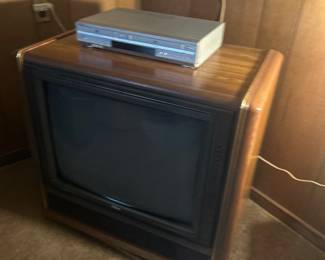 Tv in cabinet 