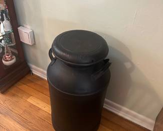 Vintage milk can