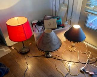 Three Small Lamps In A Mystery Tub