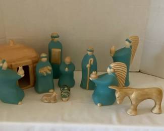 11 Piece Jack Black Nativity Scene