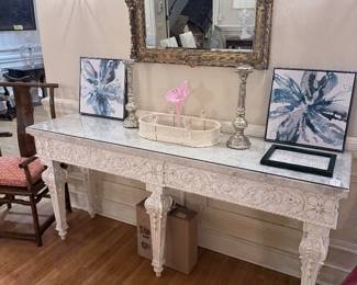 Custom Console Table by C. Mariani San Francisco