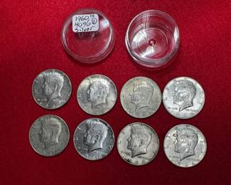 1960'S 40% SILVER KENNEDY HALF DOLLARS