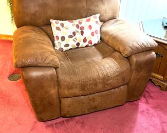Microsuede POWER recliner