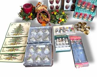 Festive Holiday Hostess Table Decor Collection