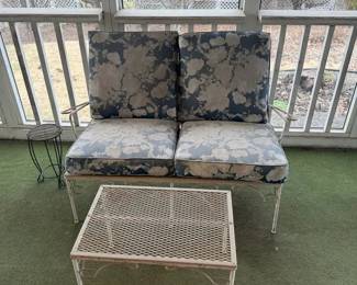 Vintage Wrought Iron Patio Set