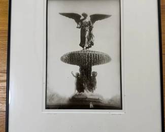 Framed Central Park 1998 Signed Magill Print