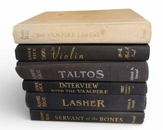 Anne Rice Hardcover Book Lot Vampire Chronicles