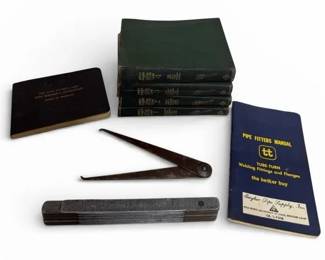 Vintage Plumbers and Pipe Fitters Tool and Book Lot