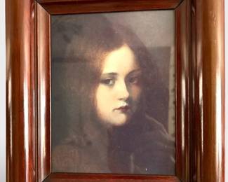 Framed Portrait of a Young Woman
