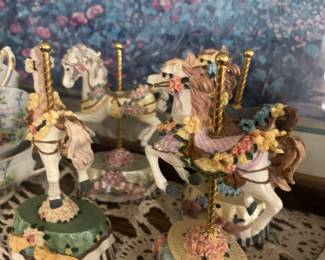 Heritage House Carousel Horses from the Melodies County Fair Collection