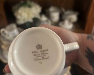 Royal Albert Bone China "Silver Birch" Dinnerware Set