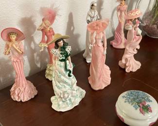 Thomas Kinkade "Inspirations of Hope" Figurine Collection, Hamilton Collection Figurine "Flower of the South" from the Oh-So Scarlett Collection