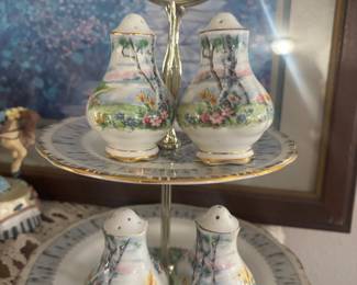 Royal Albert Bone China "Silver Birch" Dinnerware Set