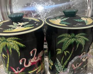 1950s George W. Horner and Co. Flamingo Toffee Tins