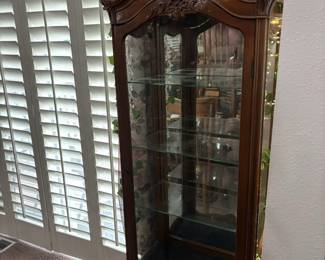 Louis XV French Style Curio Cabinet