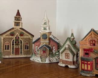 Christmas Village Buildings