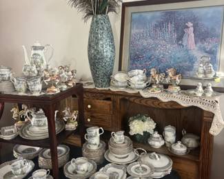 Royal Albert Bone China "Silver Birch" Dinnerware Set