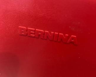 #143	Bernina 830 Record Sewing Machine in Red Case w/pedal, accessories and power cord.  Needs Maintenance but is very sturdy and in good condition.	 $650.00 