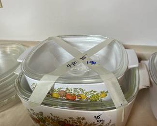 #189	Set of 4 pieces Vegetable Corning Ware	 $35.00 