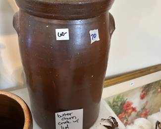 #69	Brown 2 Gallon Crock - 9" Tall	 $25.00 