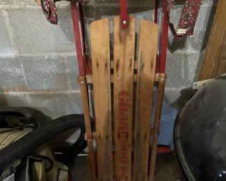 #128	Champion F-47 Metal/wood Sled	 $30.00 