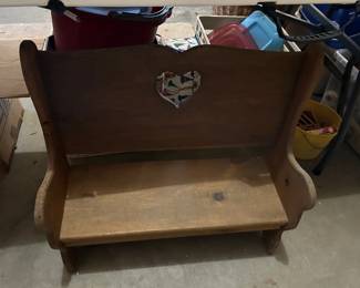 #136	Little Wood Kids Bench - 25x9x23	 $20.00 