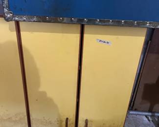 #133	Yellow Laminate Wall Cabinet  w/1 drawer & 2 doors - 24x12x30	 $20.00 