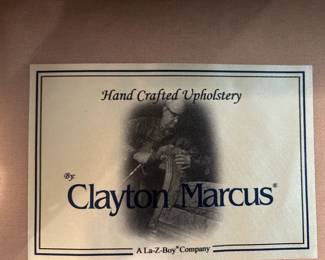 #13	Clayton marcus Sofa w/solid back Cushion - 87" Long	 $275.00 