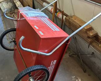 #149	Sears  Metal Haul All 34x23x11	 $75.00 