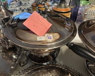#162	Bristol Silverplate Covered Chafing Dish	 $30.00 
