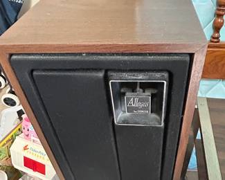 #112	Zenith Stero Record System w/2 allegro speakers and Cabinet 	 $70.00 