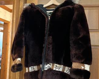  #38	David Green Alaskian Size Small Fur Coat	 $65.00 