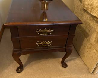 #12	Mersman Wood End Table w/1 Drawer - 22x27x22 - Sold as a pair	 $250.00 