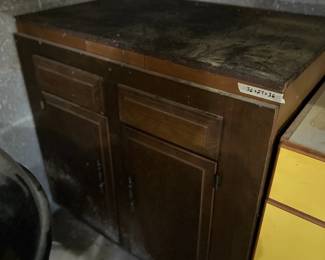 #130	Garage	wood Cabinet w/2 doors - 36x24x36	 $30.00 			