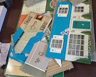 #114	Sears All-State Metal Doll House (as is unknown if complete)	 $30.00 
