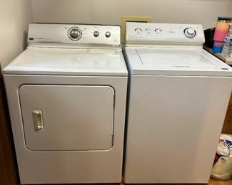 #32	Maytag Top-Load w/agitator 	 $75.00  #33	Maytag Centenial Dryer w/Swing Door 	 $75.00 