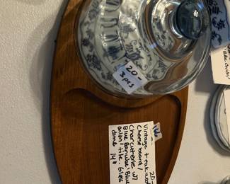 #166	Vintage Teakwood Cheese Board 14"	 $20.00 