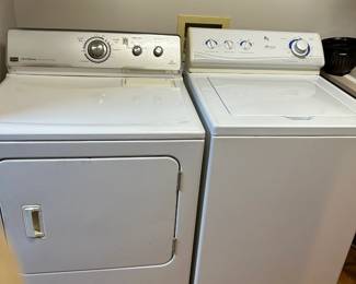 #32	Appliance	Maytag Top-Load w/agitator 	 $75.00 			 #33	Maytag Centenial Dryer w/Swing Door 	 $75.00 			