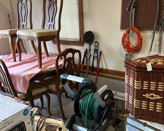 #151	Garage	Portible Hose Reel w/ Hose	 $35.00 			