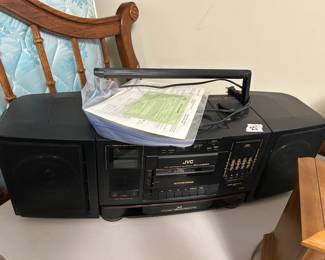 #185	Jvc boom box 	 $25.00 
