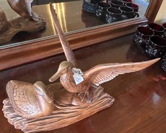 #102	Holland Mold Ceramic Pair of Ducks	 $20.00 