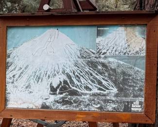 Mt Bachelor Map from the mountain