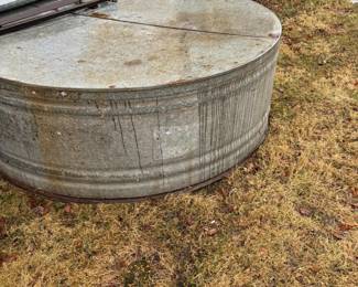 Extra Large Galvanized Steel Trough